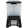 The Pond Guy KoiGrower Automatic Fish Feeder Solar Battery & AC Electric Power Auto Timed Koi Pellet Feeder 5 Gallon Feed Container